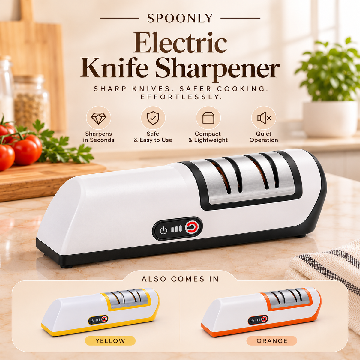 Electric Kitchen Knife Sharpener