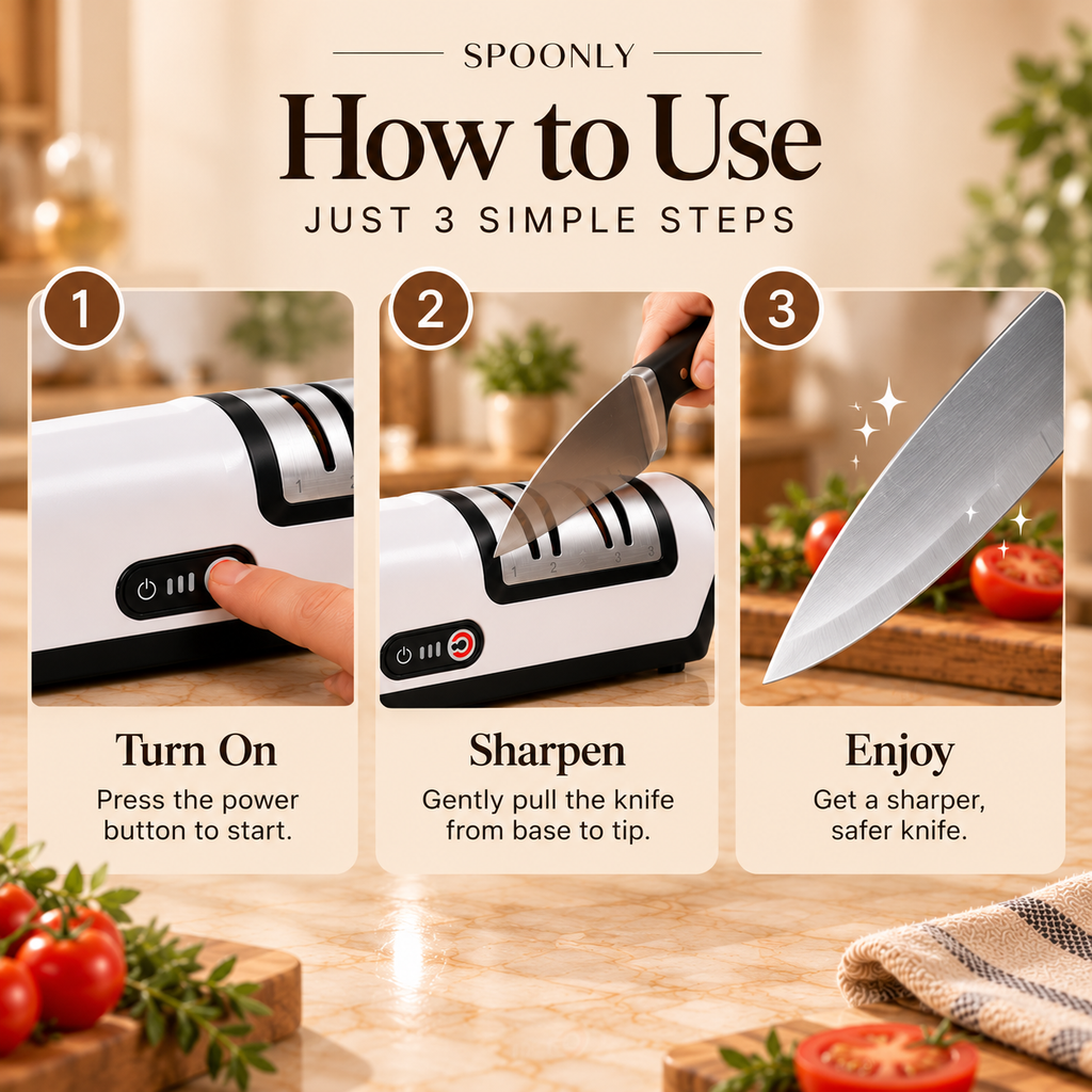 Electric Kitchen Knife Sharpener