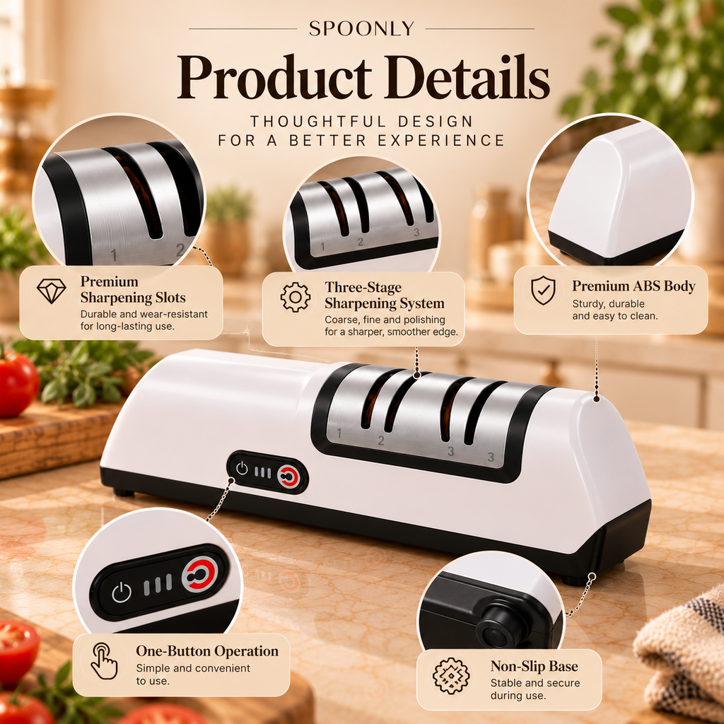 Electric Kitchen Knife Sharpener