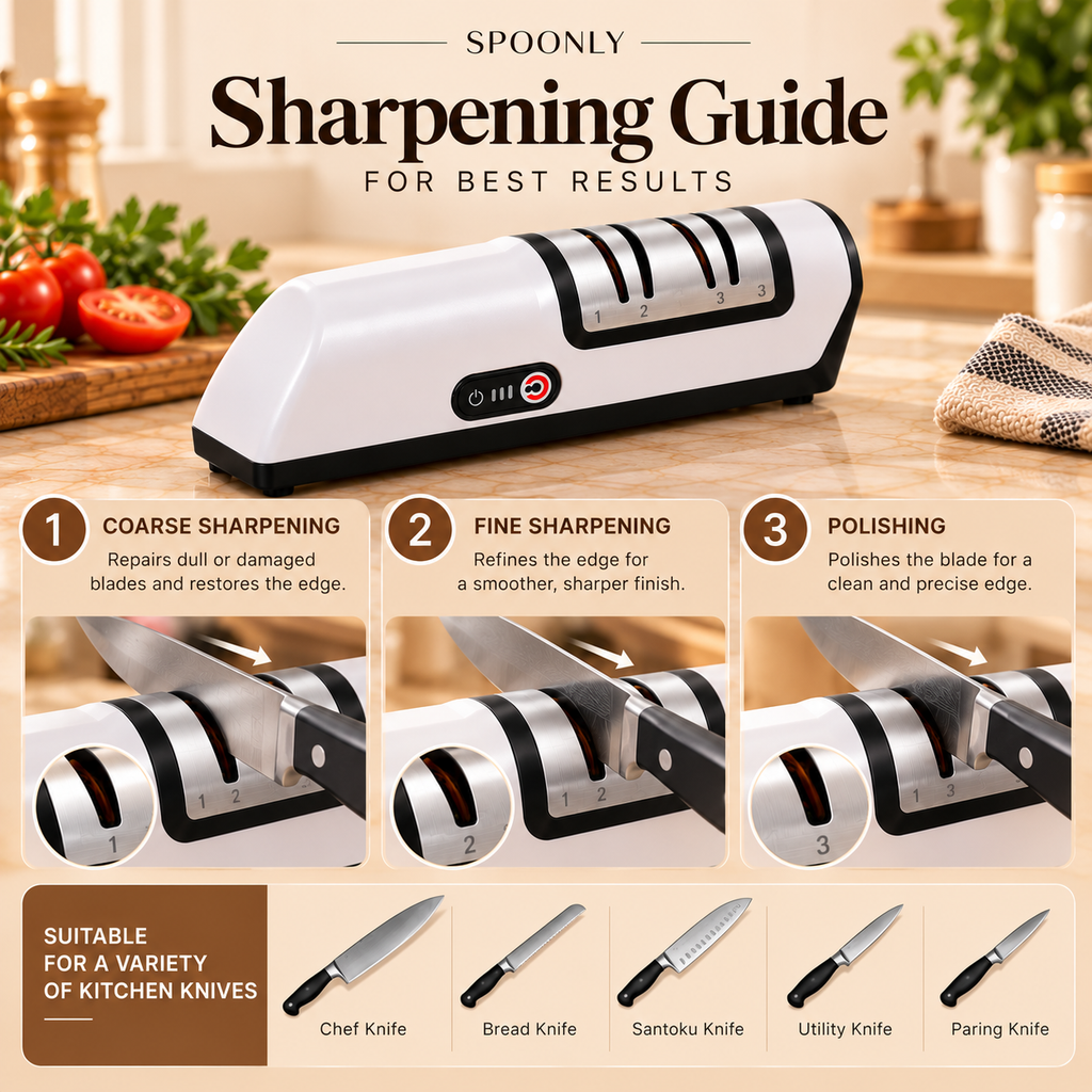 Electric Kitchen Knife Sharpener